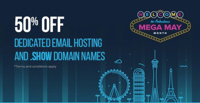 mmm 2017 50 off email hosting