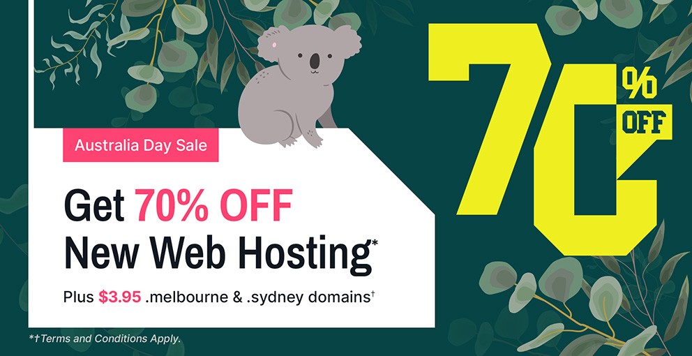 get 70% off new web hosting