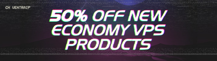 As part of MEGAMayMonth, get 50% off any NEW Economy VPS product