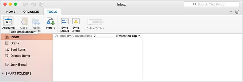 add email account to outlook mac