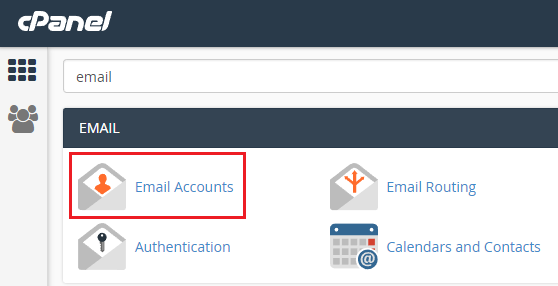 Retrieving Email Setup Information For A Cpanel Hosting Service