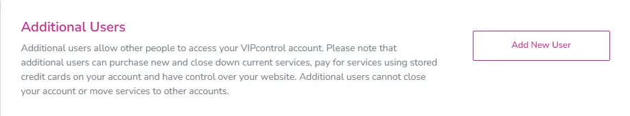 Additional Users