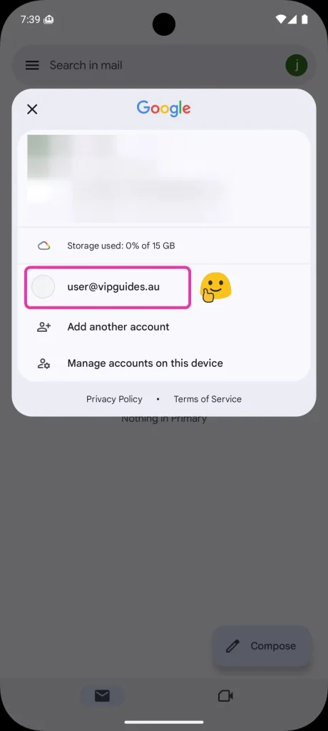 Gmail Android Setup 4