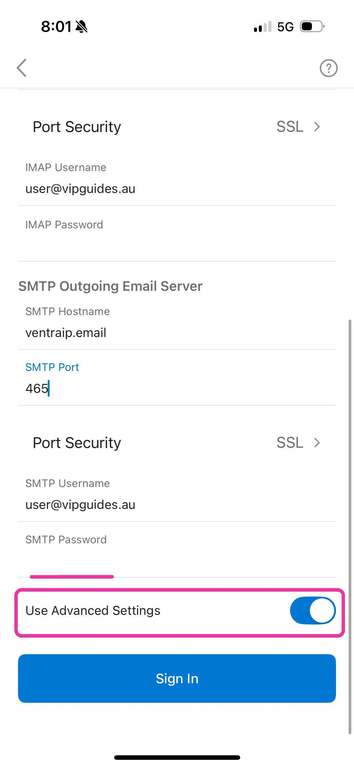 Outlook for iOS Email Software Setup (iPhone and iPad) - VentraIP