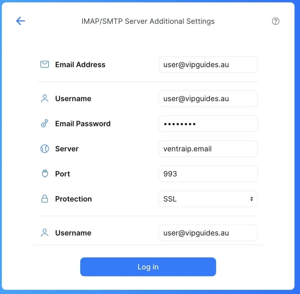 Spark MacOS Email Incoming Settings