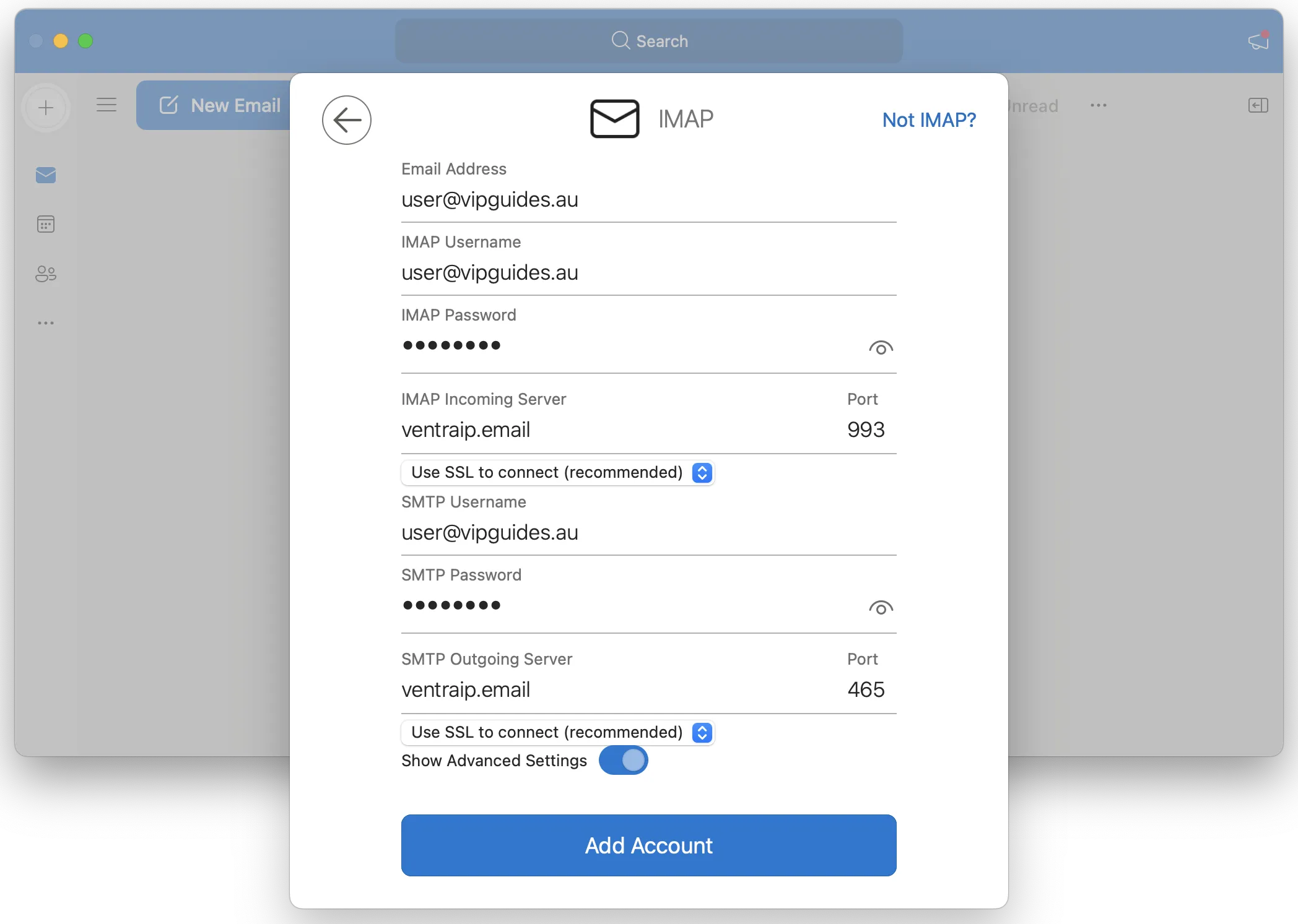 Outlook macOS Add Account Step 4