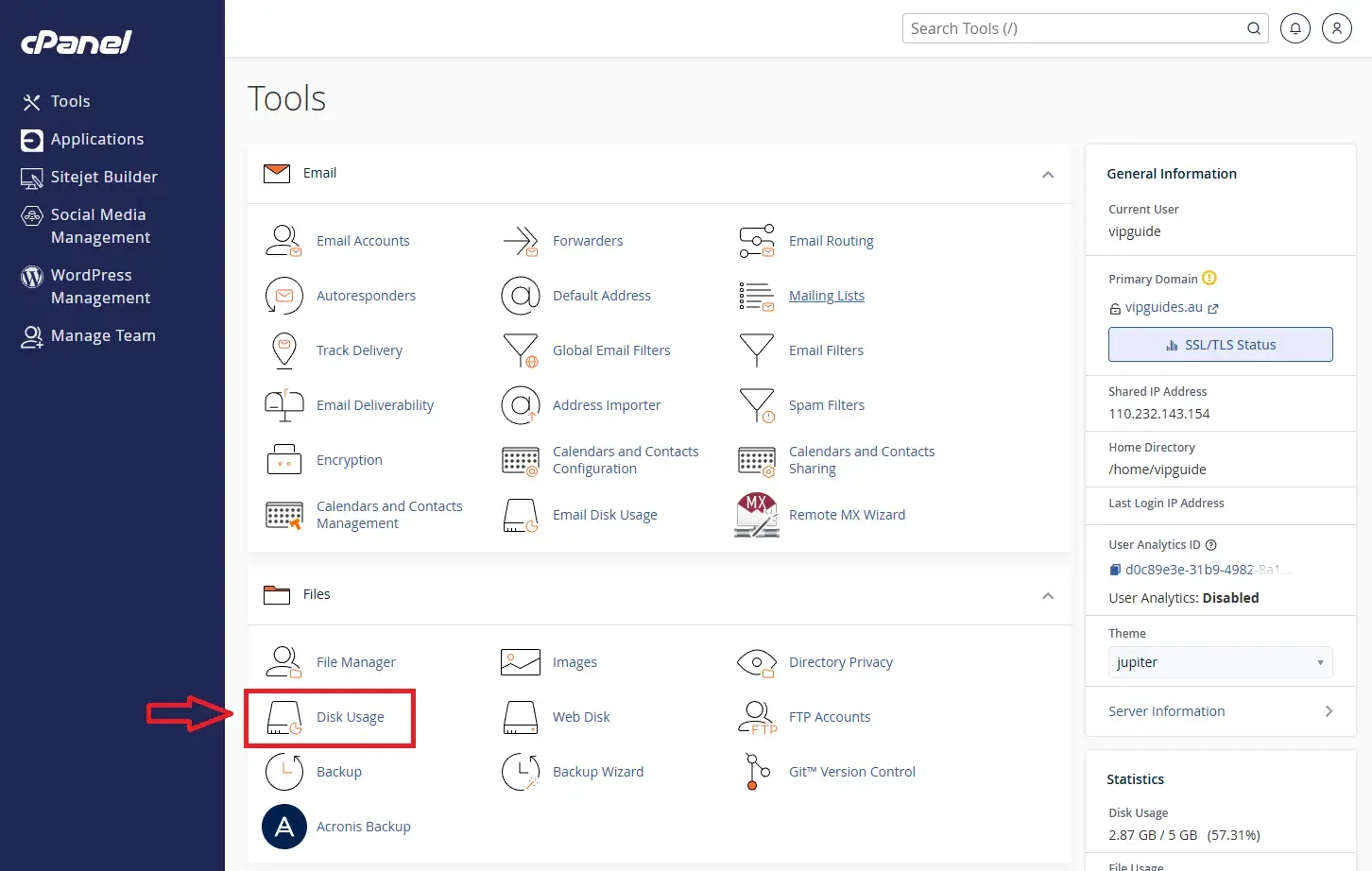 Cpanel Dash