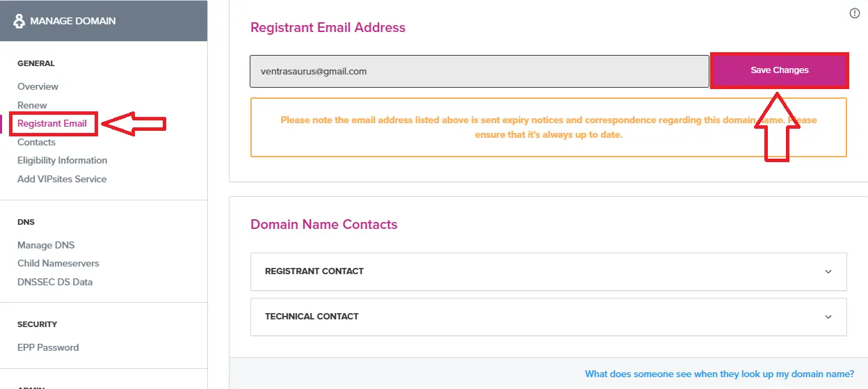 Registrantemail