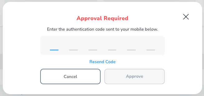 SMS Authenticate Box