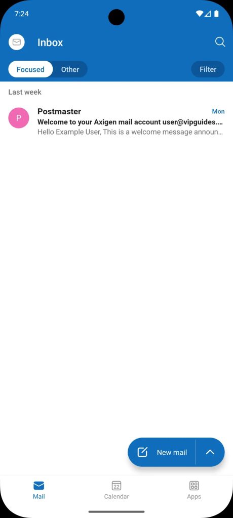 Outlook Android Setup