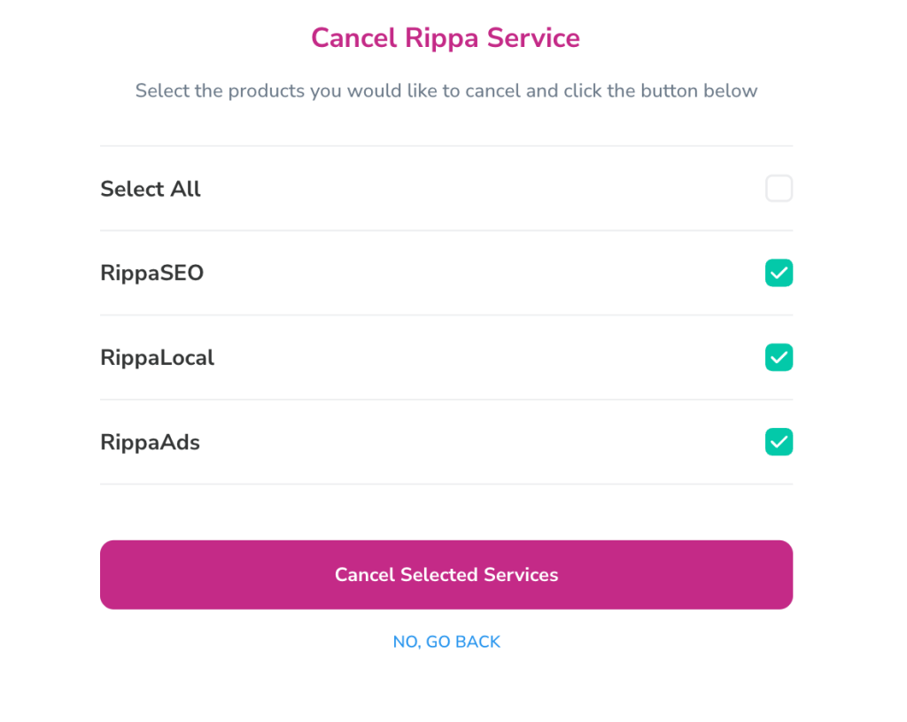 Cancel Rippa