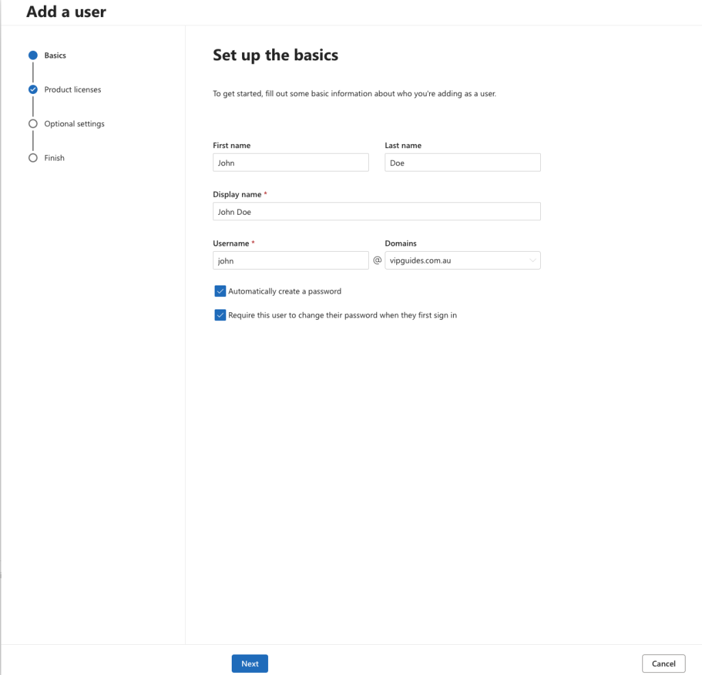 Add User 2